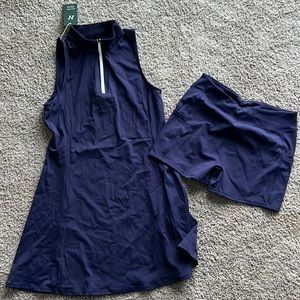 Halara Tennis Dress with matching shorts